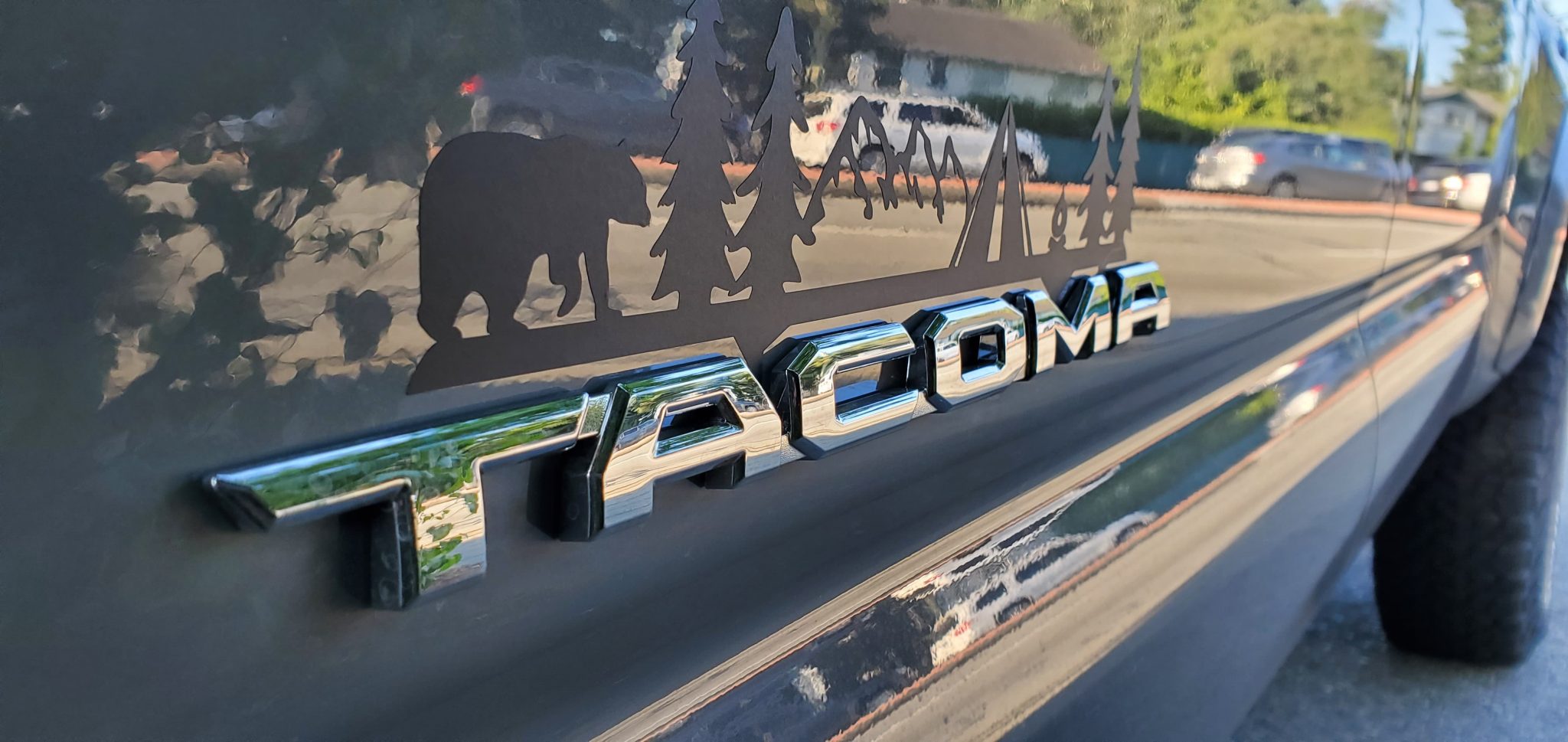 Tacoma Camping Decal, Customized for 2nd and 3rd Gen Tacoma Badges ...